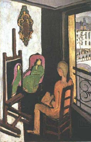 Henri Matisse The Painter and His Model, oil painting picture